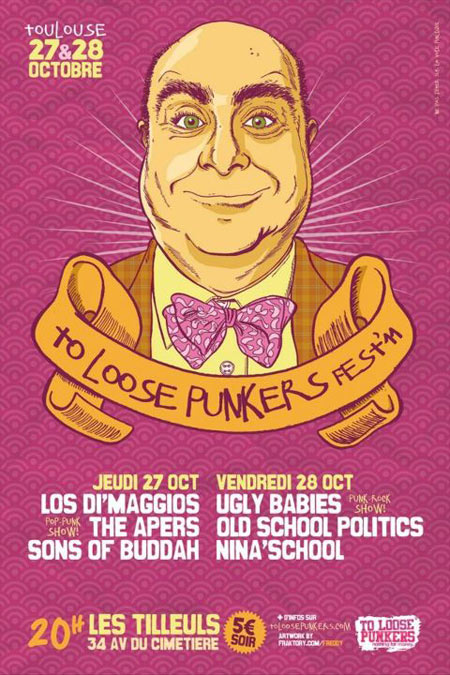 Festival To Loose Punkers au bar Les Tilleuls le 27 octobre 2011 à Toulouse (31)