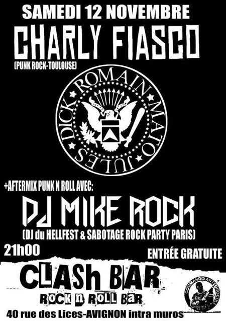 Concert au Clash Bar le 12 novembre 2011 à Avignon (84)