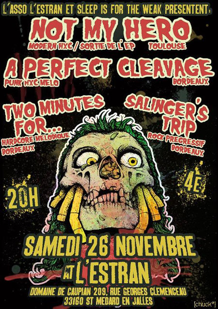 Concert Punk Hardcore à l'Estran le 26 novembre 2011 à Saint-Médard-en-Jalles (33)