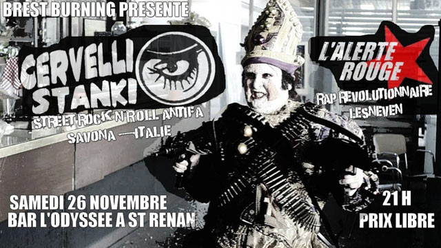 Cervelli Stanki + L'Alerte Rouge à l'Odyssée le 26 novembre 2011 à Saint-Renan (29)