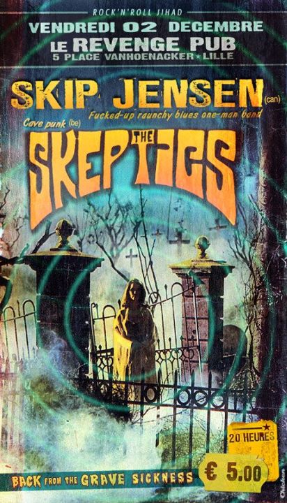 The Skeptics + Skip Jensen au Revenge Pub le 02 décembre 2011 à Lille (59)