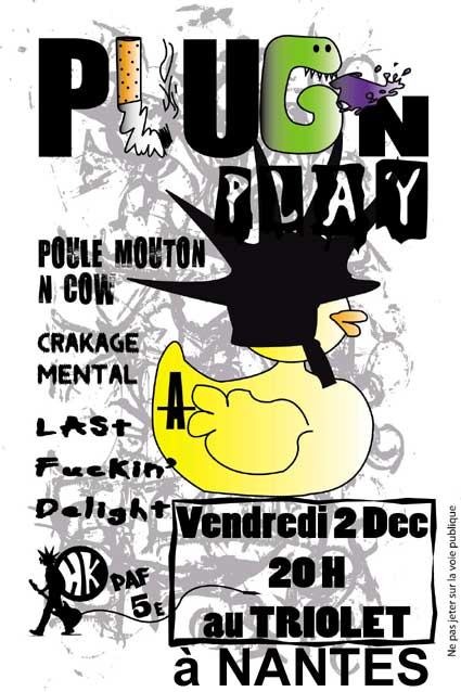 Concert Plug'n'Play au bar Le Triolet le 02 décembre 2011 à Nantes (44)