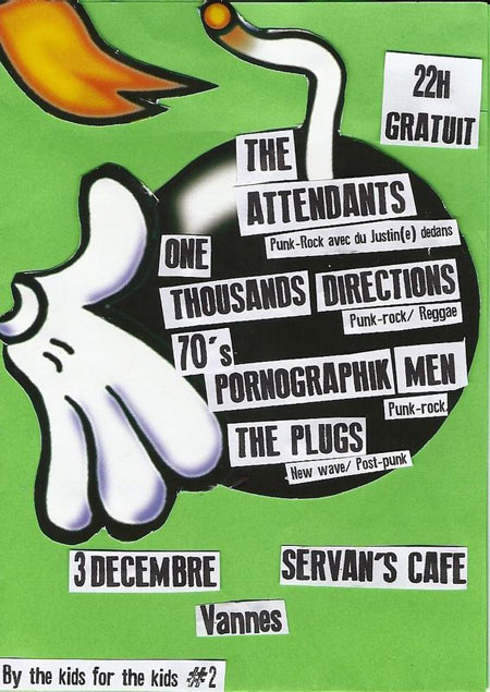 The Attendants + One Thousand Directions au Servan's Café le 03 décembre 2011 à Vannes (56)