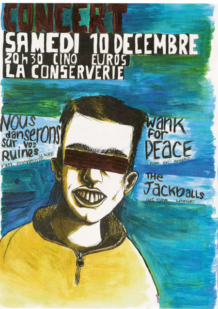 Wank For Peace + NDSVR + Jackballs à La Conserverie le 10 décembre 2011 à Les Ponts-de-Cé (49)