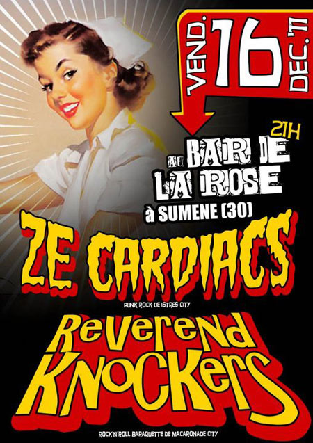 Ze Cardiacs + Reverend Knockers au bar de la Rose le 16 décembre 2011 à Sumène (30)