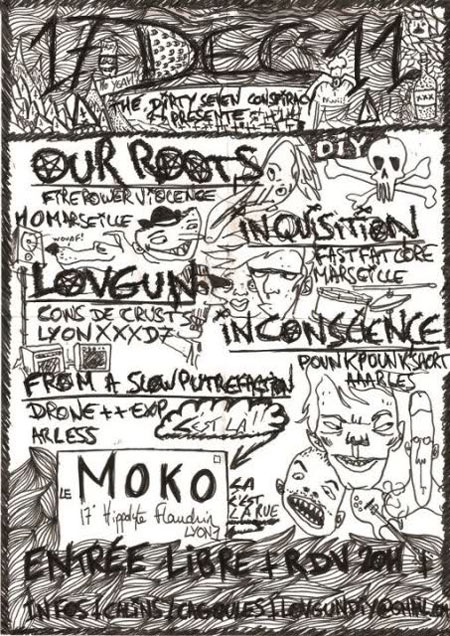 Concert Fast Punk au Moko le 17 décembre 2011 à Lyon (69)