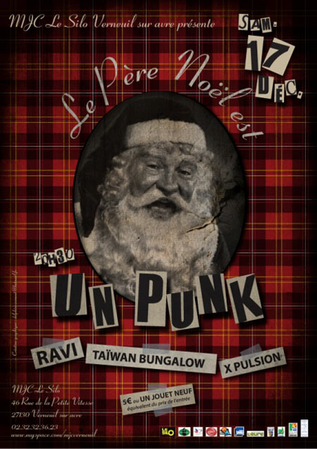 Le Père Noël est un Punk au Silo le 17 décembre 2011 à Verneuil-sur-Avre (27)