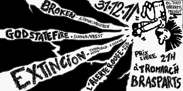 Broken + Godstatefire + Extincion + L'Alerte Rouge le 31 décembre 2011 à Brasparts (29)