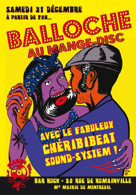 Balloche au Mange Disc le 31 décembre 2011 à Montreuil (93)