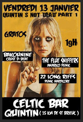 Bakounine + 22 Long Riffs + The Flue Sniffers au Celtic Bar le 13 janvier 2012 à Quintin (22)
