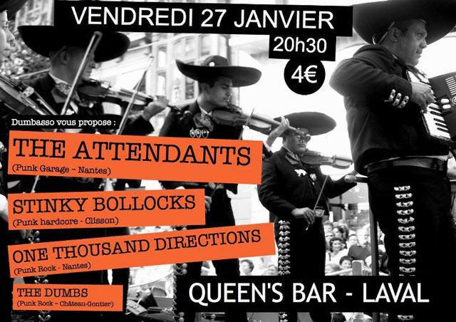 Concert Punk au Queen's Bar le 27 janvier 2012 à Laval (53)