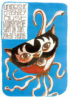 Unlogistic + Trashley + Dust à la Conserverie le 28 janvier 2012 à Les Ponts-de-Cé (49)