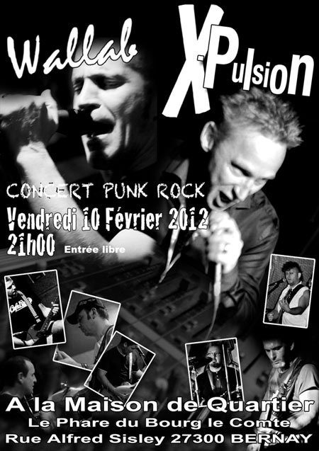 Concert à la Maison de Quartier Le Phare du Bourg le Comte le 10 février 2012 à Bernay (27)