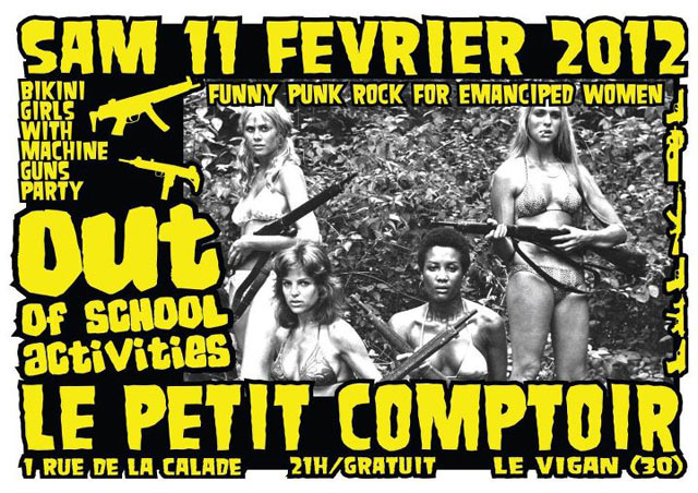 Out Of School Activities au P'tit Comptoir le 11 février 2012 à Le Vigan (30)