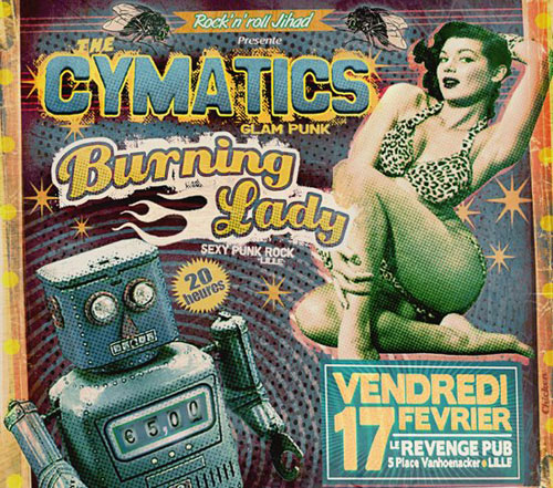 The Cymatics + Burning Lady au Revenge Pub le 17 février 2012 à Lille (59)