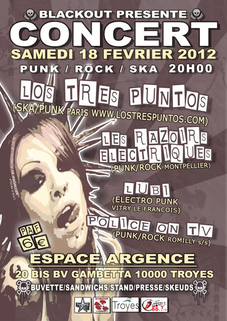 Concert Punk Rock Ska à l'Espace Argence le 18 février 2012 à Troyes (10)