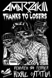 Thanks To Losers + Amarzakill au Kixkil Ostatua le 24 février 2012 à Bayonne (64)