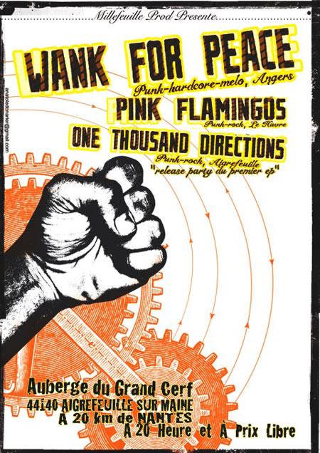 Concert Punk Rock à l'Auberge du Grand Cerf le 10 mars 2012 à Aigrefeuille-sur-Maine (44)