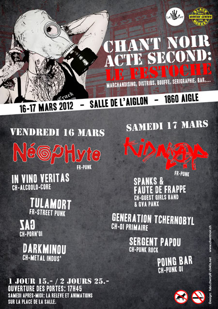 Festival Chant Noir le 16 mars 2012 à Aigle (CH)