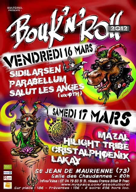 Bouk'n'Roll le 16 mars 2012 à Saint-Jean-de-Maurienne (73)