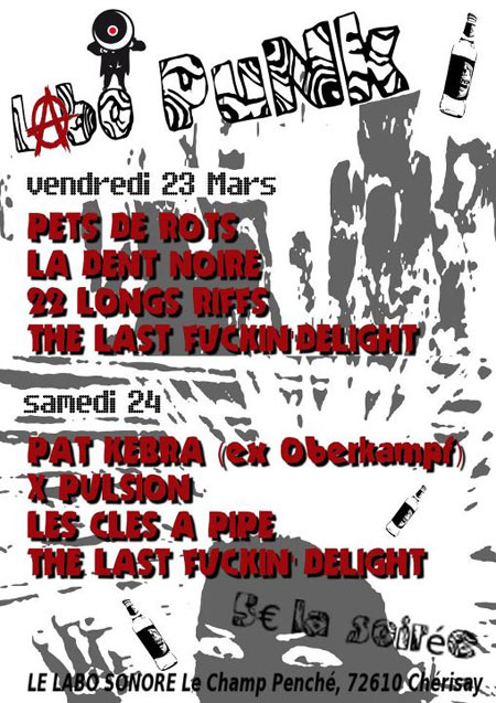 Festival au Labo Sonore le 23 mars 2012 à Chérisay (72)
