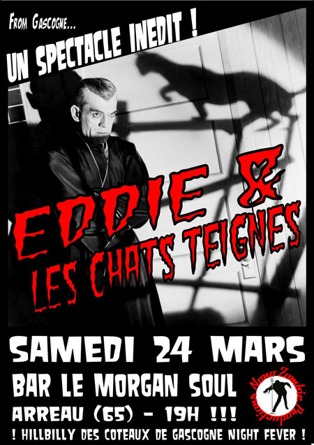 Concert Eddie & les Chats Teignes le 24 mars 2012 à Arreau (65)