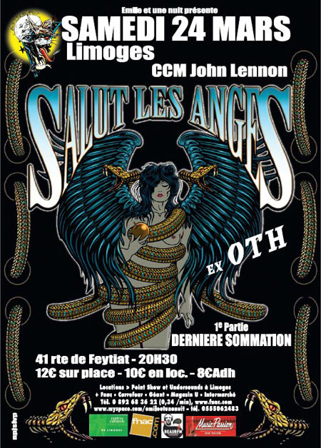 Concert au CCM John Lennon le 24 mars 2012 à Limoges (87)
