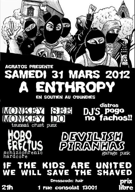 Monkey See Monkey Do+Hobo Erectus+Devilish Piranhas à l'Enthropy le 31 mars 2012 à Marseille (13)