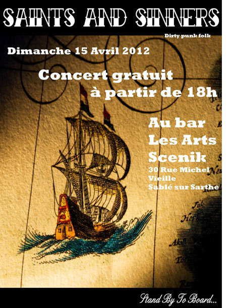 Concert aux Arts Scénik le 15 avril 2012 à Sablé-sur-Sarthe (72)