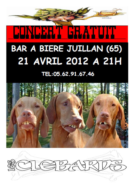 Concert au Bar à Bière le 21 avril 2012 à Juillan (65)