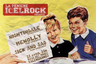Nightingale + Menolly + Sick and Sad à la Péniche Igelrock le 21 avril 2012 à Valenciennes (59)