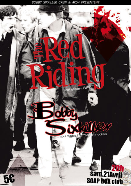 The Red Riding + Bobby Sixkiller au Soap Box Club le 21 avril 2012 à Laxou (54)