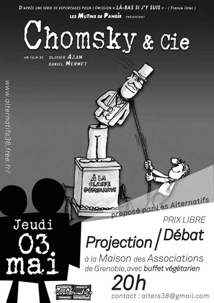 Projection/débat à la Maison des Associations le 03 mai 2012 à Grenoble (38)