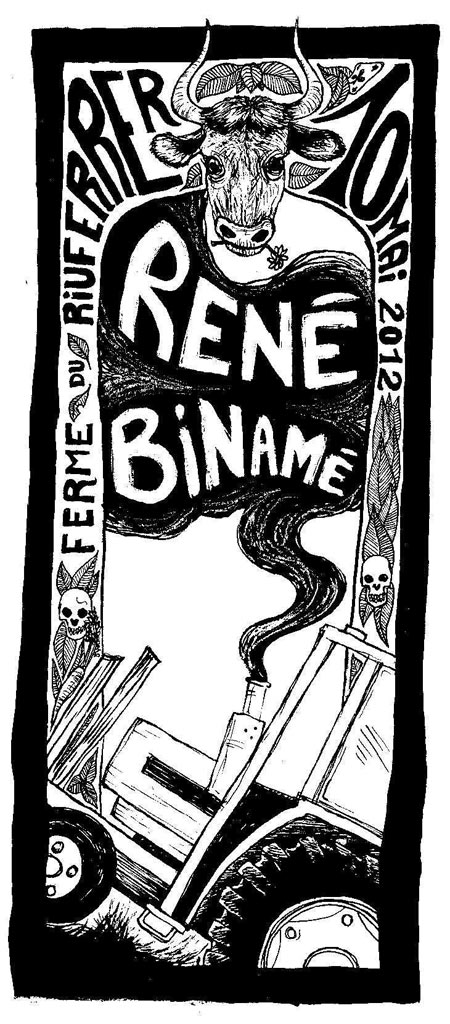 René Binamé à la Ferme du Riuferrer le 10 mai 2012 à Arles-sur-Tech (66)