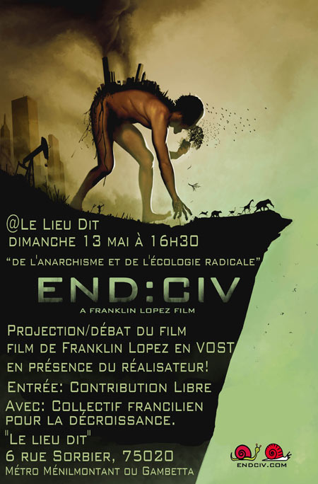 Projection - débat 'END : CIV' @ Le Lieu Dit, 13 Mai, 2012 le 13 mai 2012 à Paris (75)