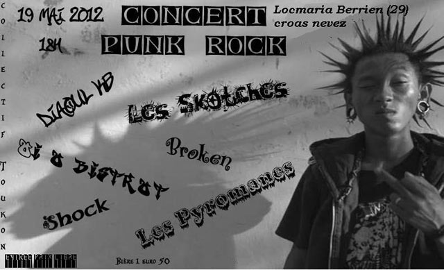 Concert Punk Rock le 19 mai 2012 à Locmaria-Berrien (29)