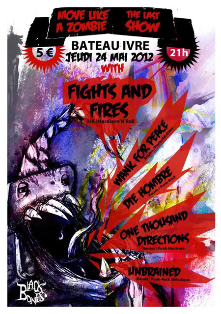 Fights & Fires + Locals le 24 mai 2012 à Rouen (76)