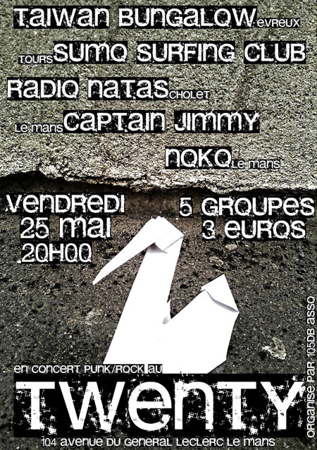 Concert Punk Rock au Twenty le 25 mai 2012 à Le Mans (72)