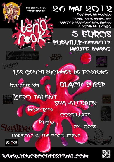 Festival Ten'O'Rock le 26 mai 2012 à Eurville-Bienville (52)