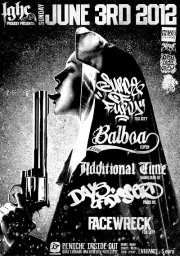 SURGE OF FURY / BALBOA / ADDITIONAL TIME / DAYS OF DISCORD / FAC le 03 juin 2012 à Liège (BE)