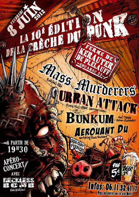 La Crèche du Punk #10 à la Ferme de Kerauter le 08 juin 2012 à Gouarec (22)