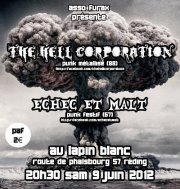 The Hell Corporation + Echec et Malt au Lapin Blanc le 09 juin 2012 à Réding (57)