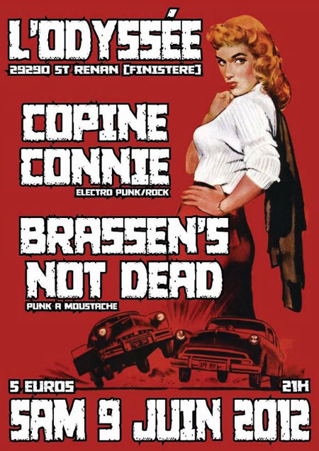 Brassen's Not Dead + Copine Connie + Avenir à l'Odyssée le 09 juin 2012 à Saint-Renan (29)