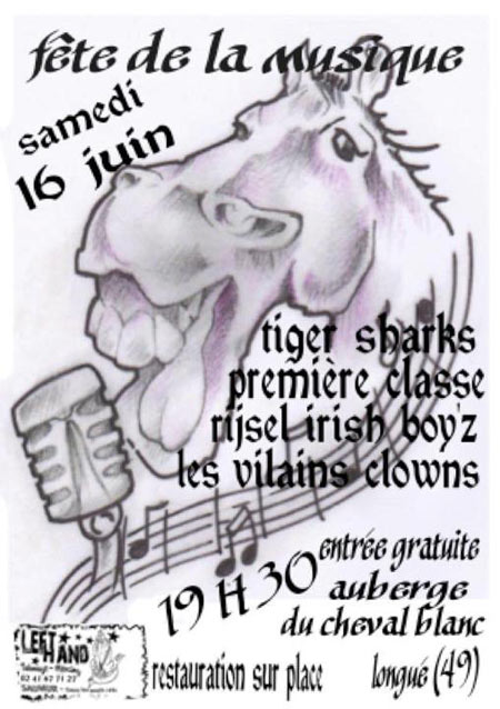 Fête de la Musique à l'Auberge du Cheval Blanc le 16 juin 2012 à Longué-Jumelles (49)