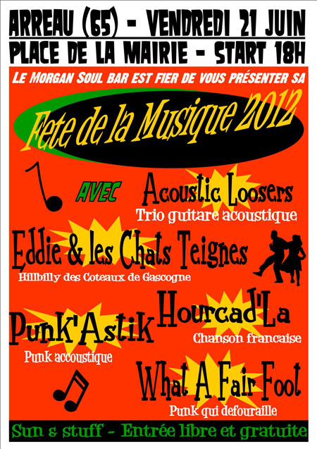 Fête de la Musique le 21 juin 2012 à Arreau (65)