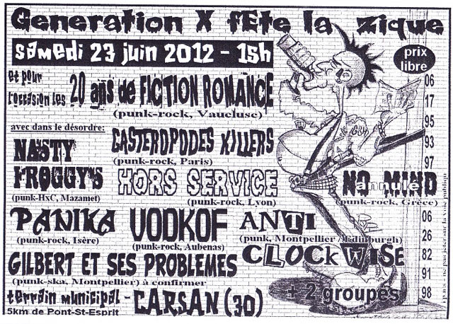 Generation X fête la zique le 23 juin 2012 à Carsan (30)