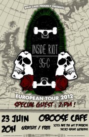 Inside Riot + 95-C + 2:PM à l'Oboose Café le 23 juin 2012 à Saint-Gervais-les-Bains (74)