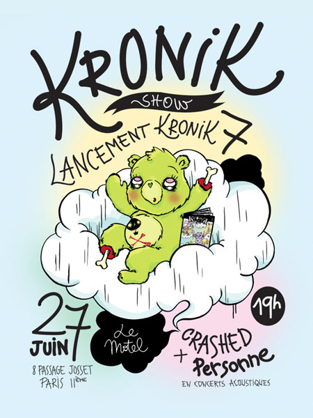 Soirée de lancement du Kronik #7 au Motel le 27 juin 2012 à Paris (75)