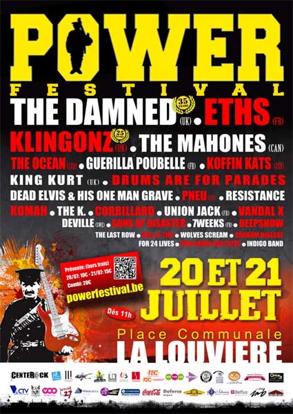 Power Festival le 20 juillet 2012 à La Louvière (BE)