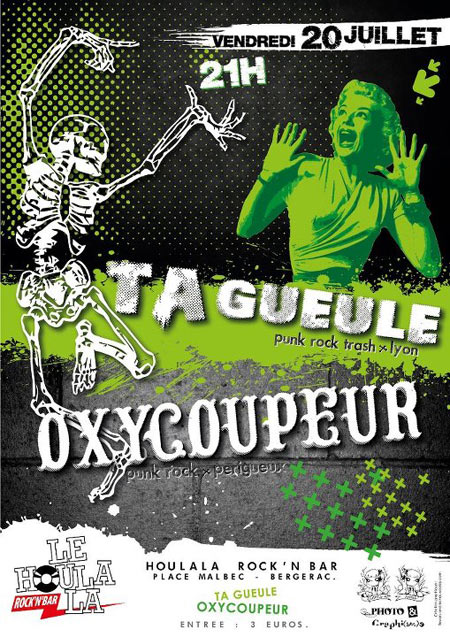 Ta Gueule + Oxycoupeur + Rimshot le 20 juillet 2012 à Bergerac (24)